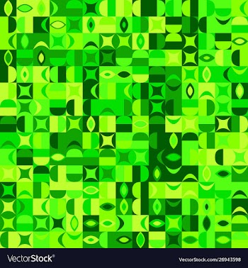 Mosaic pattern background design - colorful vector image