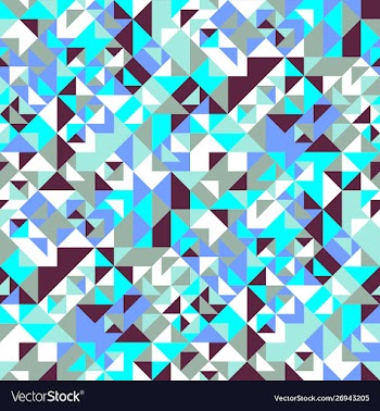 Mosaic triangle pattern background - abstract vector image
