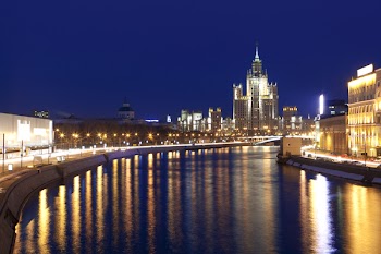 Moscow at night