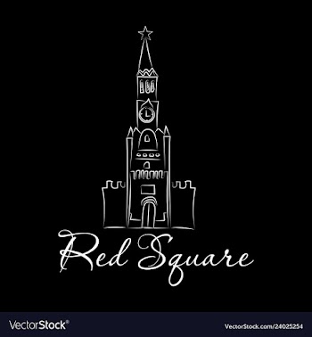Moscow saint basil cathedral in red square vector image