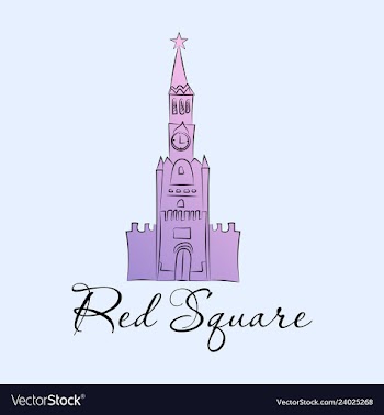 Moscow saint basil cathedral in red square vector image