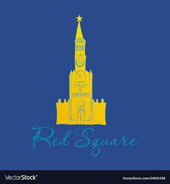 Moscow saint basil cathedral in red square vector image