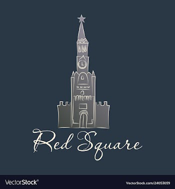 Moscow saint basil cathedral in red square vector image