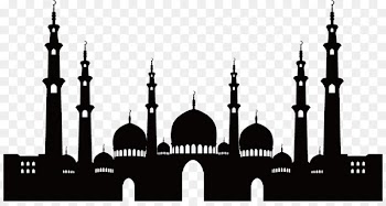 Mosque Islamic architecture - Mosque silhouette material 