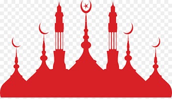 Mosque Silhouette Islamic architecture - Red Islamic Church 