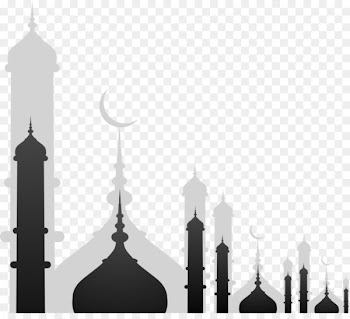 Mosque Stock illustration Royalty-free Illustration - Black building of Eid al Fitr 