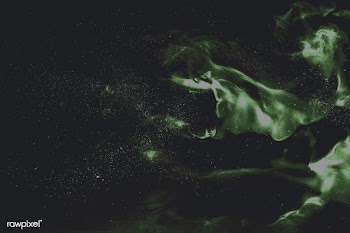 Moss green fluid pattern on a dark background | Free  illustration - 2341418