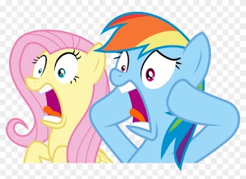 Most People Don't Understand How Technology Works - Fluttershy And Rainbow Dash Gif
