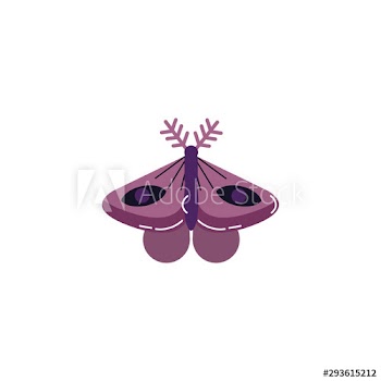 moth insect animal icon