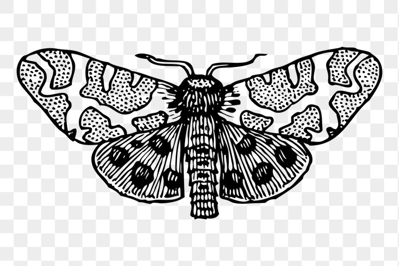 Moth png sticker illustration, transparent | Free PNG - rawpixel