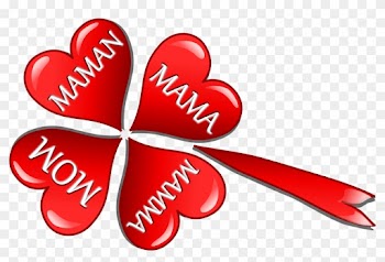 Mother's Day Hearts In A Four Leaf Clover - Mother's Day Hearts