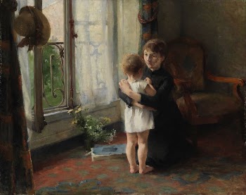 Mother and child, 1886, Helene | Free Photo - rawpixel