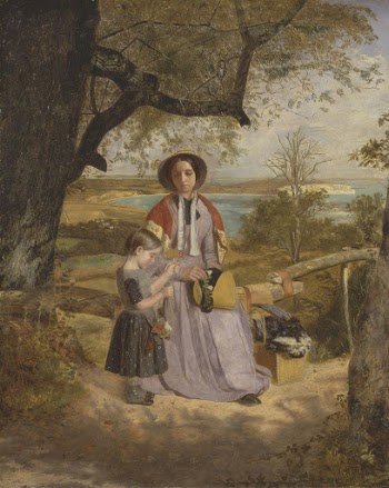 Mother and Child by a Stile, | Free Photo - rawpixel