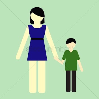 Mother and son