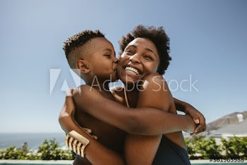 Mother and son love