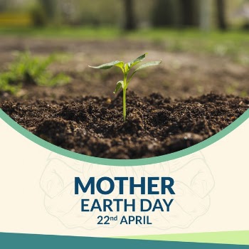Mother earth day cover template Free Psd