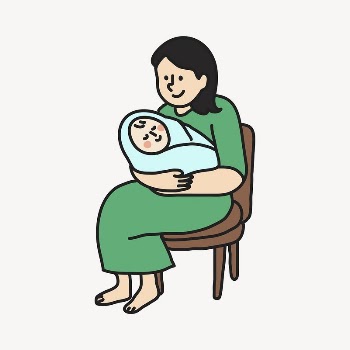 Mother hugging baby collage element, | Free Vector - rawpixel