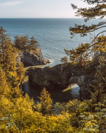 Mother Nature made this bridge. 