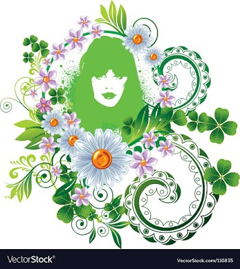 Mother nature vector image