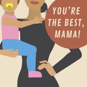 Mother's day cartoon template, greeting | Free Vector Template - rawpixel