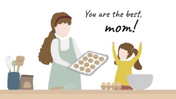 Mother's day cartoon template, greeting | Free Vector Template - rawpixel