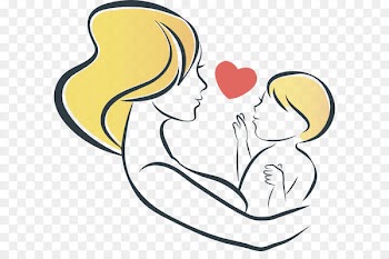 Mother's Day Maternal bond Illustration - -painted Mother's Day 