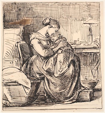 Mother with sleeping child on her | Free Photo - rawpixel