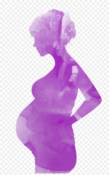 Mothers Day Child Pregnancy Fathers Day - Purple fresh pregnant women decoration pattern 