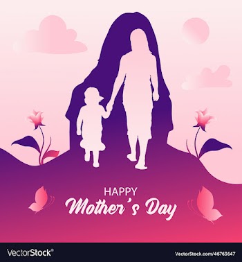 mothers day flat with child