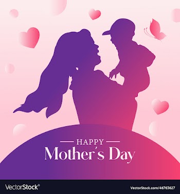 mothers day flat with kid