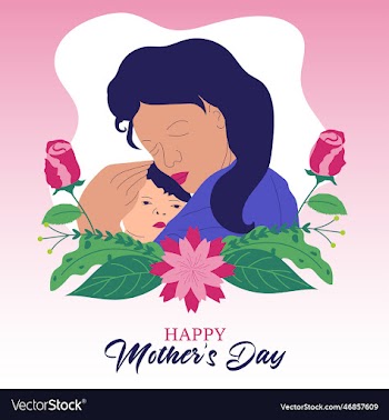 mothers day flat with kid