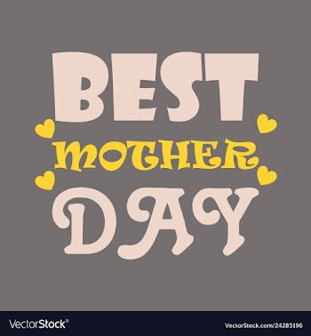 Mothers day greeting card with blossom flowers vector image