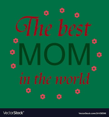 Mothers day greeting card with blossom flowers vector image