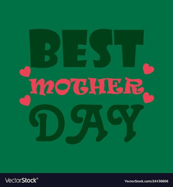 Mothers day greeting card with blossom flowers vector image