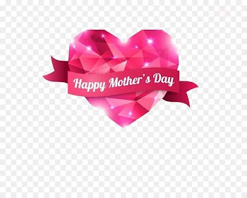 Mothers Day Heart Valentines Day - Heart Shaped Diamond 