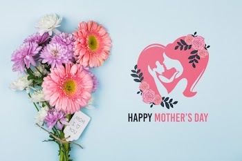 Mothers day mockup with copyspace Free Psd