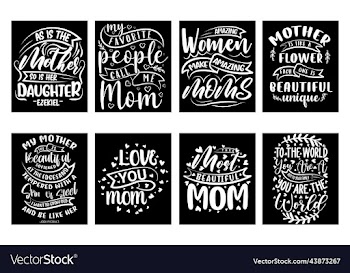 mothers day typography design bundle