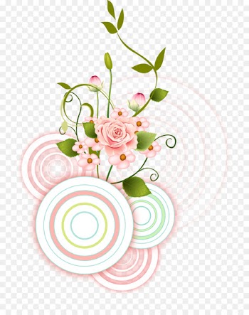 Mothers Day - Vector flower vine 