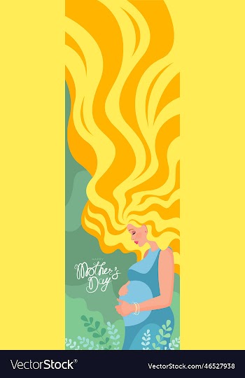 mothers day with a pregnant woman