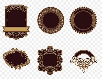 Motif Icon - Ribbon pattern frame 