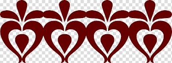 Motif Ornament Heart Hungarian Pattern, motif transparent background PNG clipart