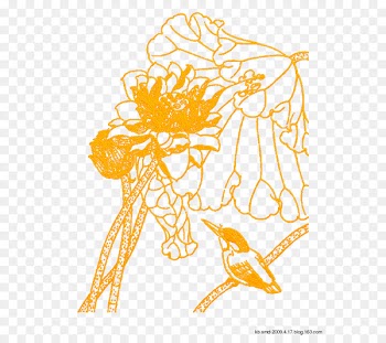 Motif Portable Network Graphics Gongbi Image Painting - eh 