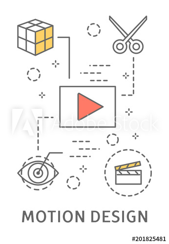 Motion design illustration