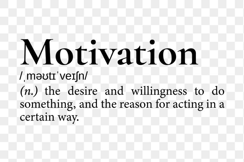 Motivation png dictionary word sticker, | Free PNG - rawpixel