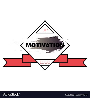 Motivation quote poster inspirational banner with vector image