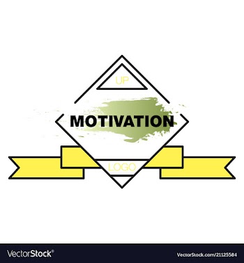 Motivation quote poster inspirational banner with vector image