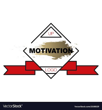 Motivation quote poster inspirational banner with vector image