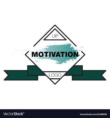 Motivation quote poster inspirational banner with vector image