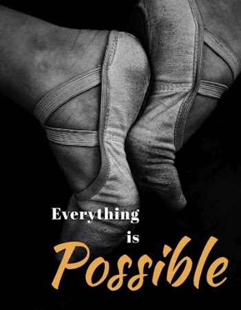 Motivational ballerina flyer template, everything | Free Vector Template - rawpixel