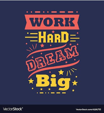 motivational lettering typography design poster